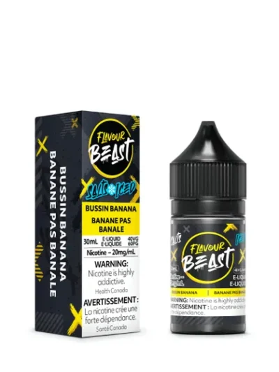 Flavour Beast E-Liquid - Bussin Banana Iced 20mg/30mL