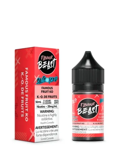 Flavour Beast E-Liquid - Famous Fruit KO Iced 20mg/30mL