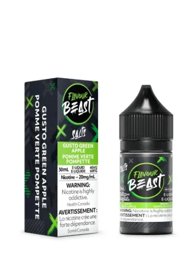 Flavour Beast E-Liquid - Gusto Green Apple 20mg/30mL