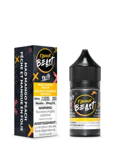 Flavour Beast E-Liquid - Mad Mango Peach 20mg/30mL