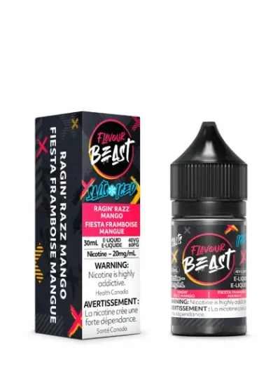 Flavour Beast E-Liquid - Ragin' Razz Mango Iced 20mg/30mL