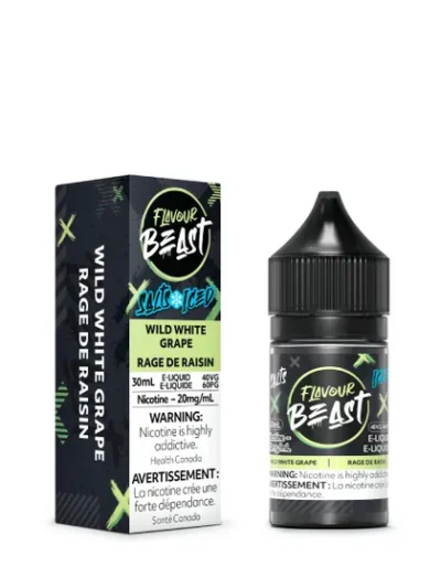 Flavour Beast E-Liquid - Wild White Grape Iced 20mg/30mL