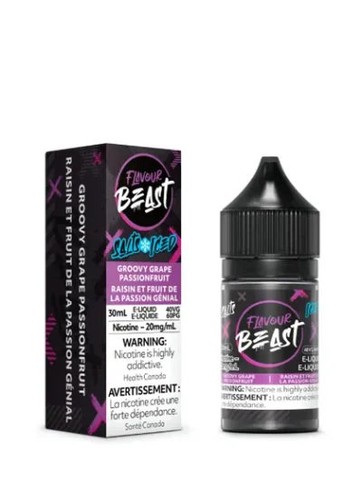 Flavour Beast E-Liquid - Groovy Grape Passionfruit Iced 20mg/30mL