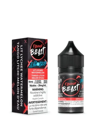 Flavour Beast E-Liquid - Lit Lychee Watermelon Iced 20mg/30mL