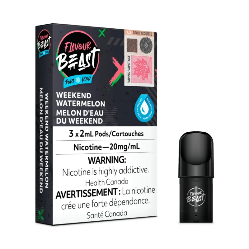 Flavour Beast Pods - Weekend Watermelon Iced (3Pk)