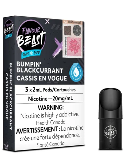 Flavour Beast Pods - Bumpin' Blackcurrant Iced (3Pk)