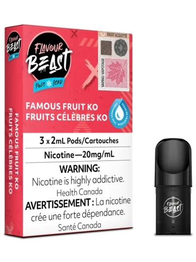 Flavour Beast Pods - Famous Fruit KO Iced (3Pk)