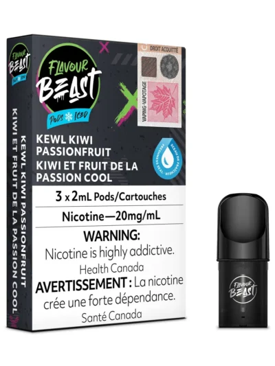 Flavour Beast Pods - Kewl Kiwi Passionfruit Iced (3Pk)