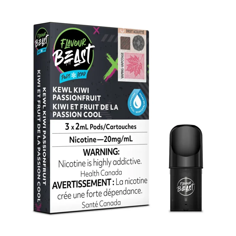 Flavour Beast Pods - Kewl Kiwi Passionfruit Iced (3Pk)