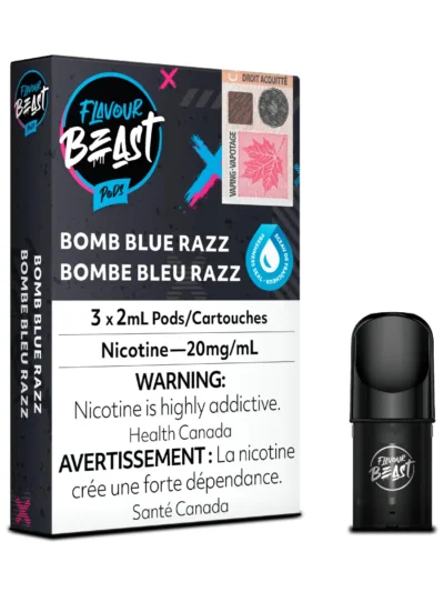 Flavour Beast Pods - Bomb Blue Razz (3Pk)