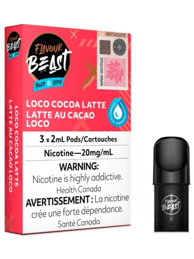 Flavour Beast Pods - Loco Cocoa Latte Iced (3Pk)