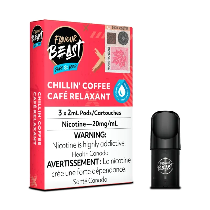 Flavour Beast Pods - Chillin' Coffee Iced (3Pk)