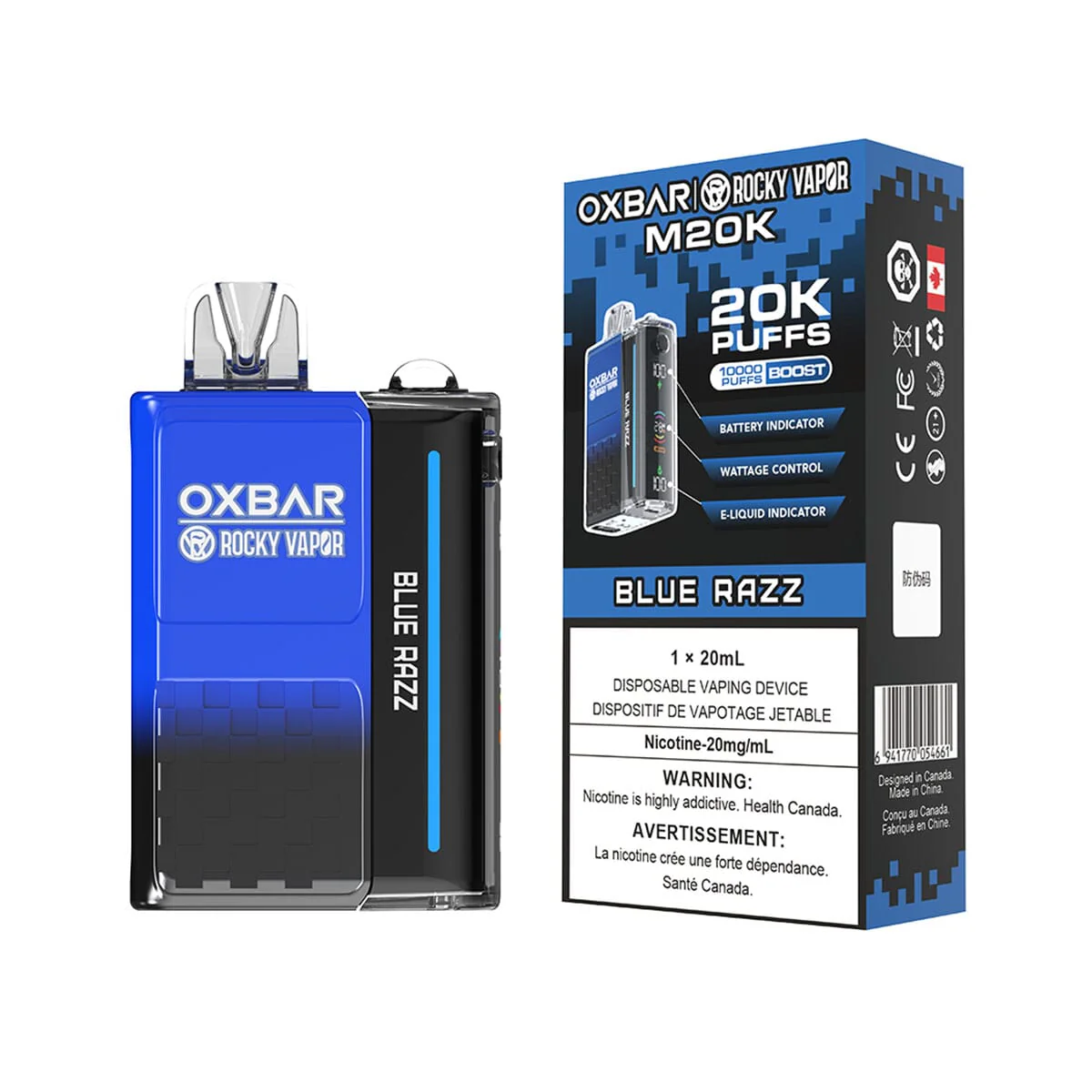 Oxbar M20K - Blue Razz