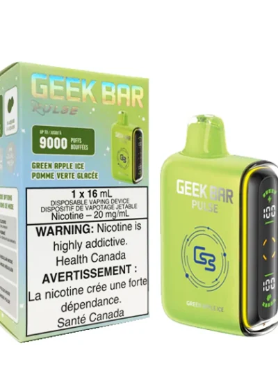 GEEK BAR 9K Pulse - Green Apple Ice