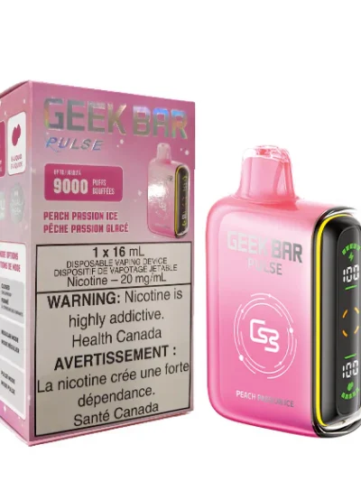 GEEK BAR 9K Pulse - Peach Passion Ice