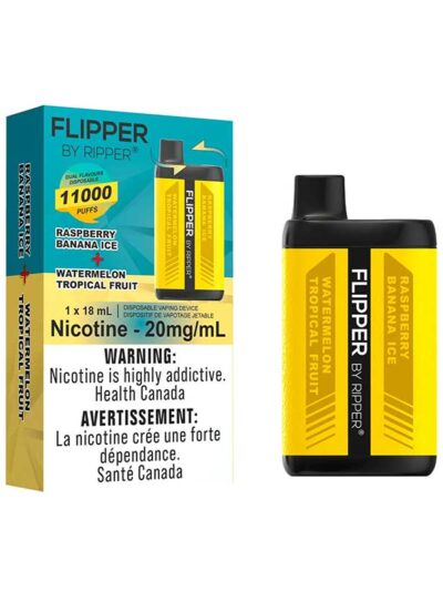 FLIPPER by RIPPER - Raspberry Banana ice/Watermelon Tropical Fruit