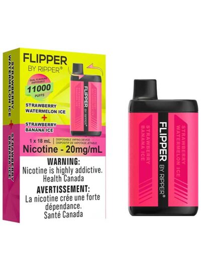 FLIPPER by RIPPER - Strawberry Watermelon Ice/Strawberry Banana Ice