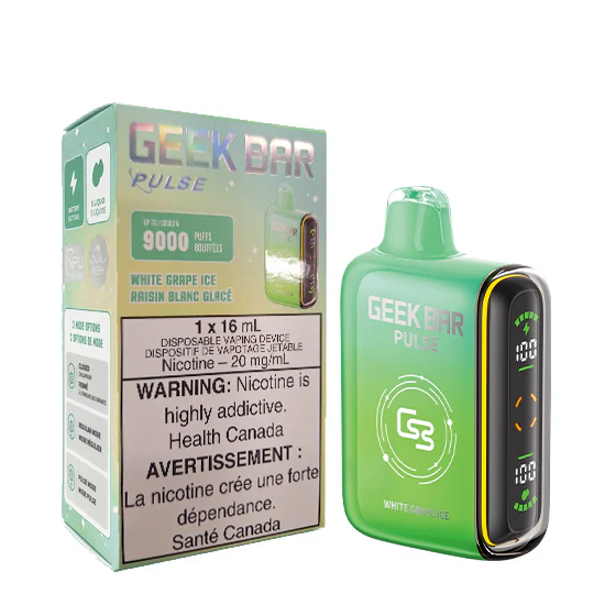 GEEK BAR 9K Pulse - White Grape Ice