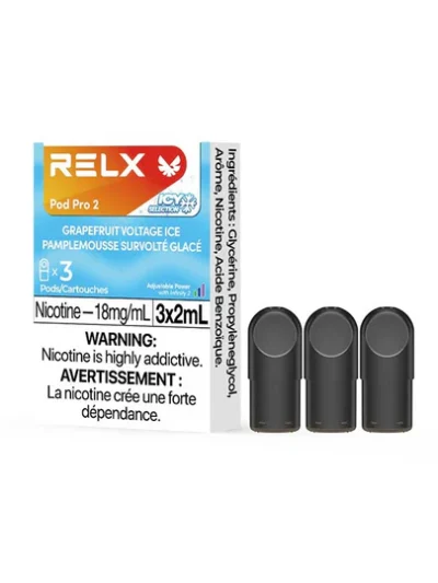 RELX Pod Pro 2 - Grapefruit Voltage Ice ( 3/PK)