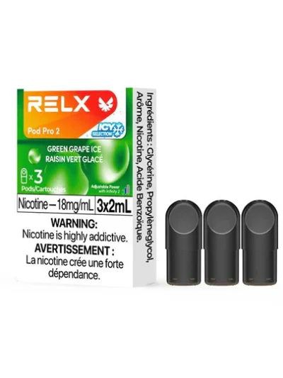 RELX Pod Pro 2 - Green Grape Ice ( 3/PK)