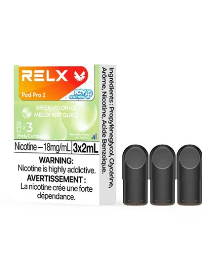 RELX Pod Pro 2 - Green Melon Ice ( 3/PK)