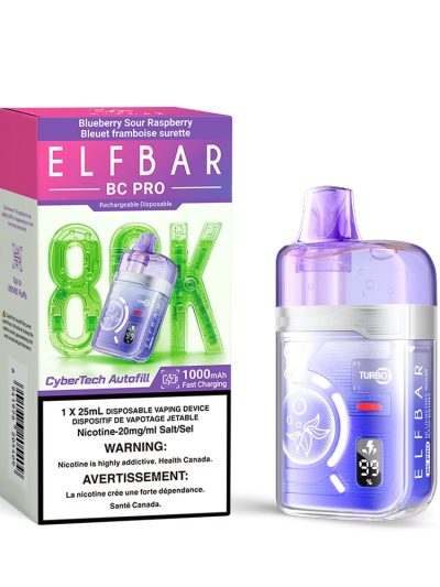 Elfbar Bc Pro 80K - Blueberry Sour Raspberry