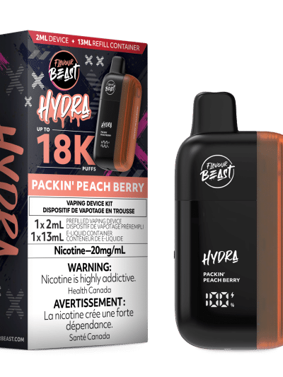 Flavour Beast HYDRA 18k - Packin' Peach Berry