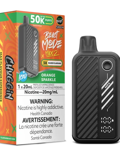 Flavour Beast Mode Max 2 50K - Orange Sparkle Iced