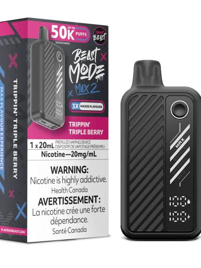 Flavour Beast Mode Max 2 50K - Trippin' Triple Berry