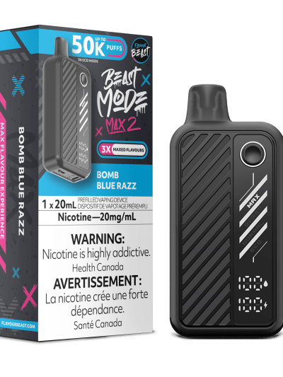 Flavour Beast Mode Max 2 50K - Bomb Blue Razz