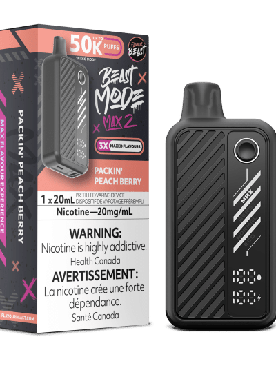 Flavour Beast Mode Max 2 50K - Packin' Peach Berry