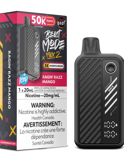 Flavour Beast Mode Max 2 50K - Ragin' Razz Mango