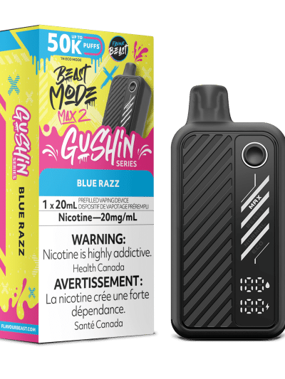 Flavour Beast Mode Max 2 50K - Gushin Blue Razz