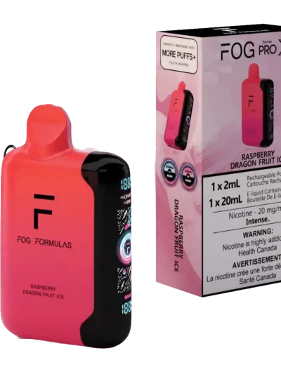 Fog Series ProX 50K - Raspberry Dragon Fruit Ice - 20mg/intense