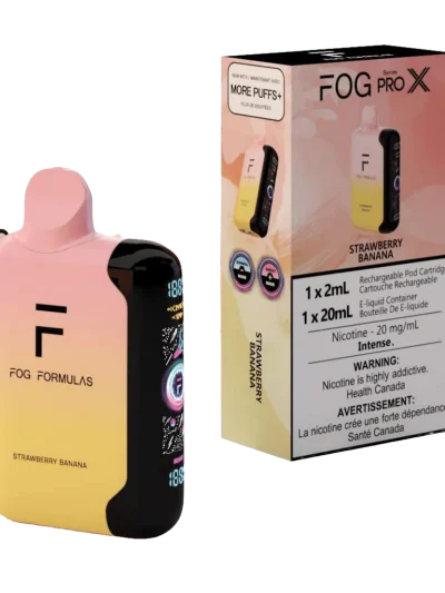 Fog Series ProX 50K - Strawberry Banana - 20mg/intense
