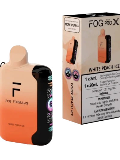 Fog Series ProX 50K - White Peach Ice - 20mg/intense