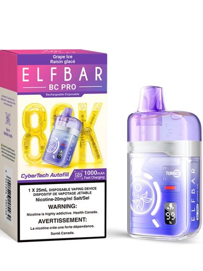 Elfbar Bc Pro 80K - Grape Ice