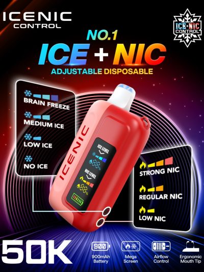 ICE NIC 50k - Dragonfruit Strawberry Ice