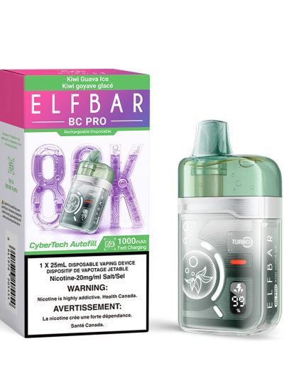 Elfbar Bc Pro 80K - Kiwi Guava Ice