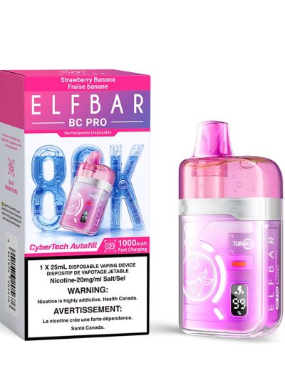 Elfbar Bc Pro 80K - Strawberry Banana