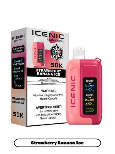 ICE NIC 50k - Strawberry Banana Ice