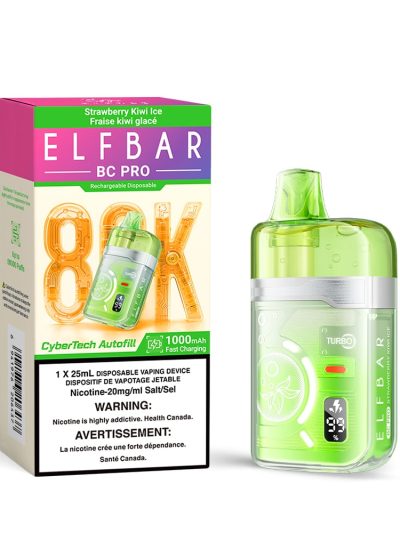 Elfbar Bc Pro 80K - Strawberry Kiwi Ice